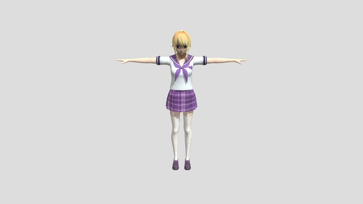 Custom_uniform_ayano 3D Model