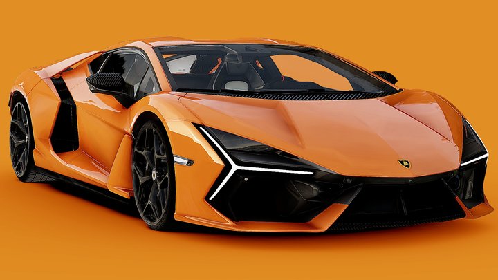 Lamborghini Revuelto [Free Realistic] 3D Model