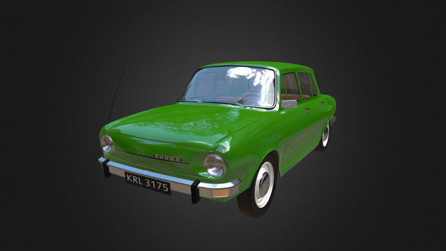 Skoda 100 3D Model