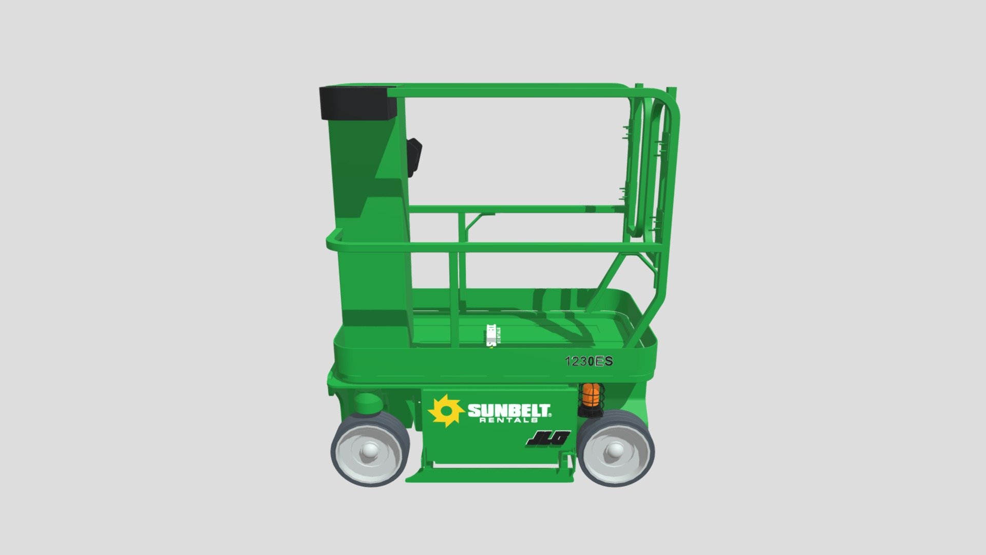 Sunbelt Rentals Vertical Mast 1230ES 3D model by bimstore