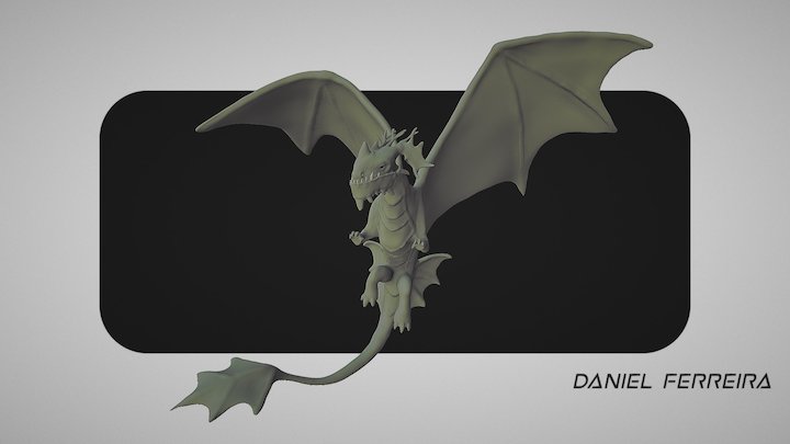 Ancient Dragon 3D Model
