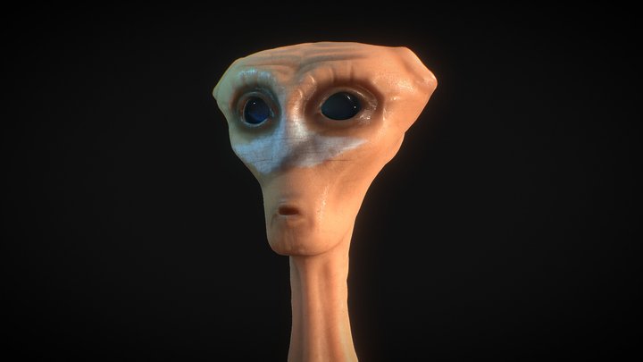 Alien Friend 3D Model