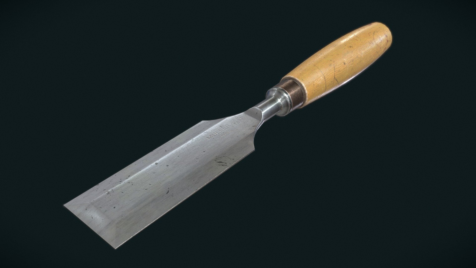 Muller of France 40mm Bevel Edge Chisel Download Free 3D model by
