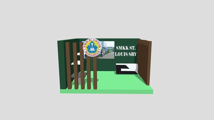 Booth1 3D Model