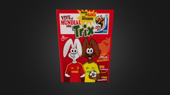 Caja De Cereal 3D Model