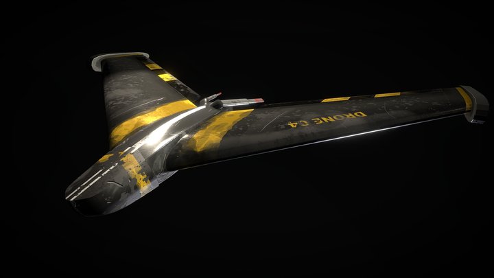 Military Scouting Drone 04 3D Model