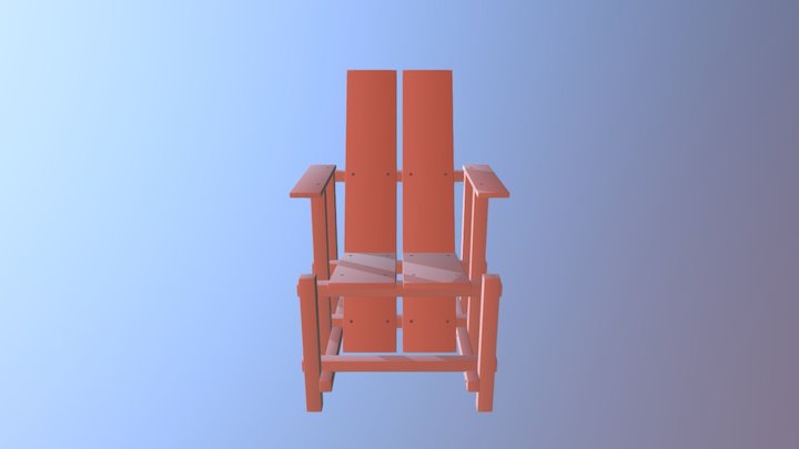 Garden Chair 3D Model