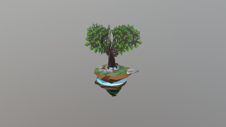 Island Refined 3D Model