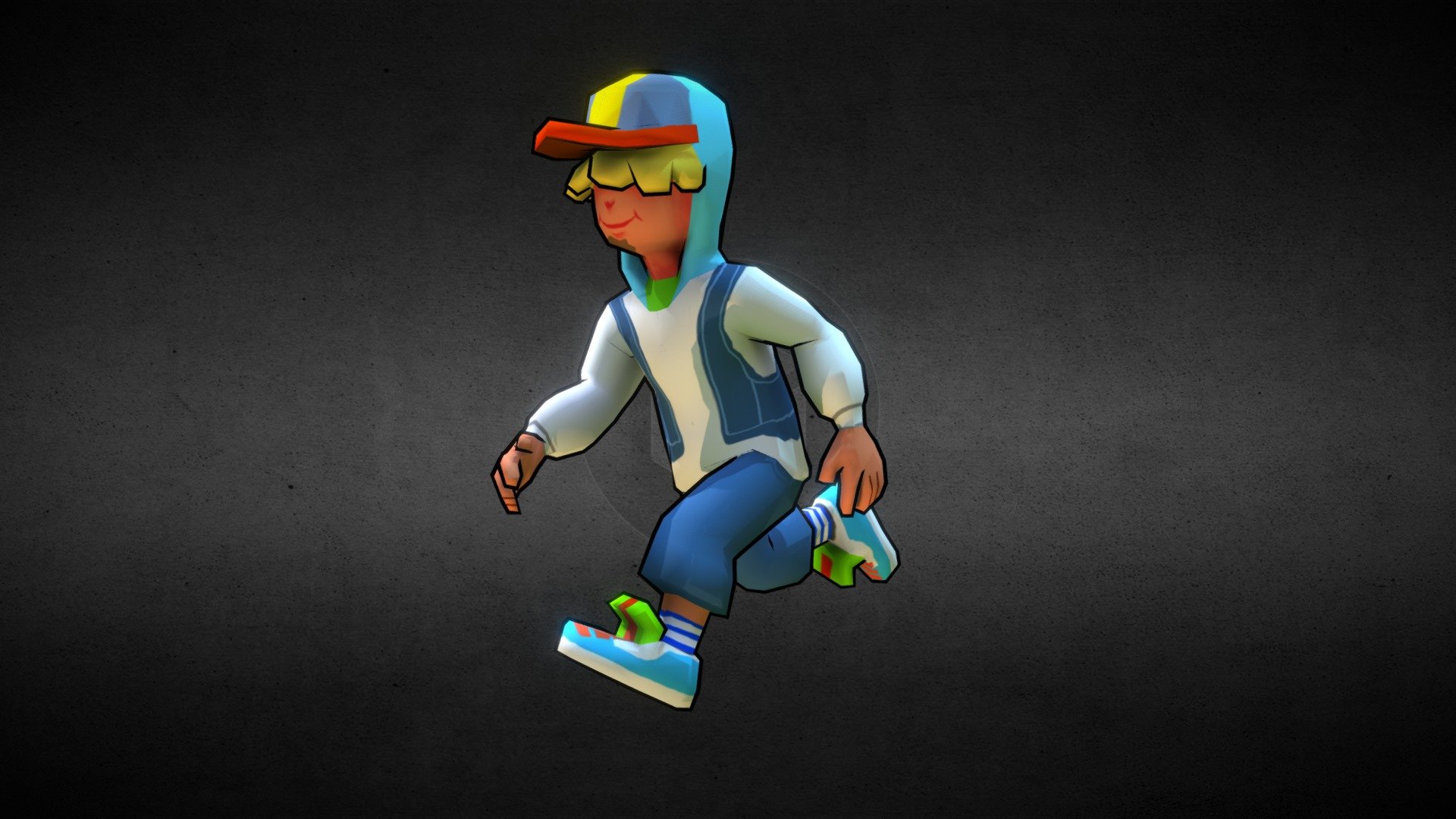 subway surfers-like character - Buy Royalty Free 3D model by endike  (@endike) [425e975]