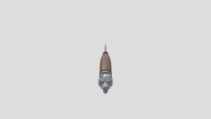 Hunting Knife 3D Model
