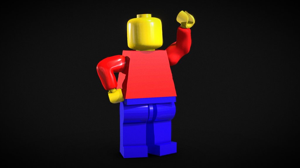 Lego Minifigure Rigged