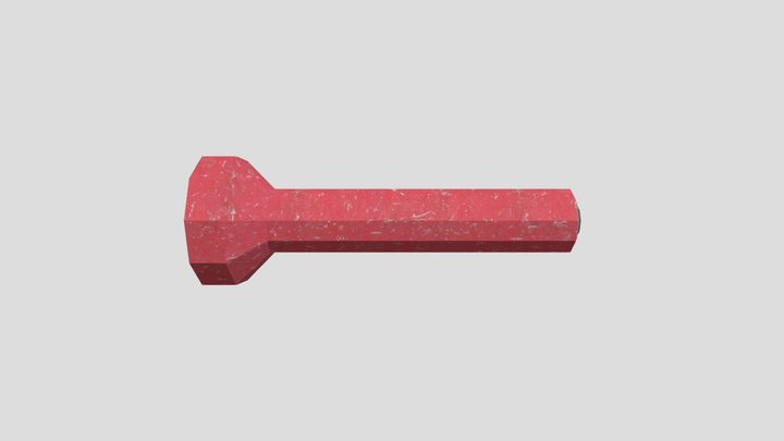 Red Flashlight from SBFP3D 3D Model