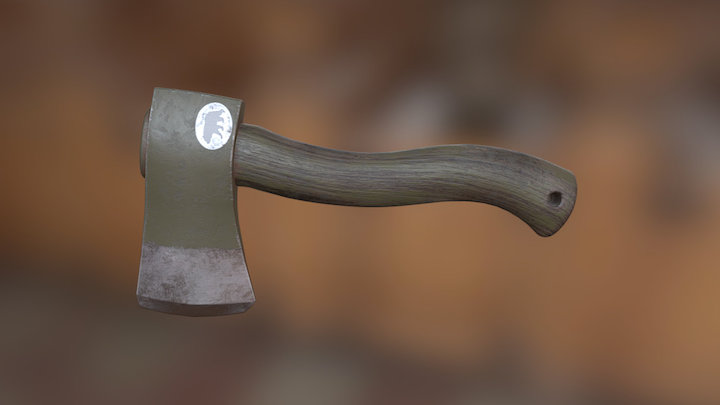 Army Hatchet 3D Model