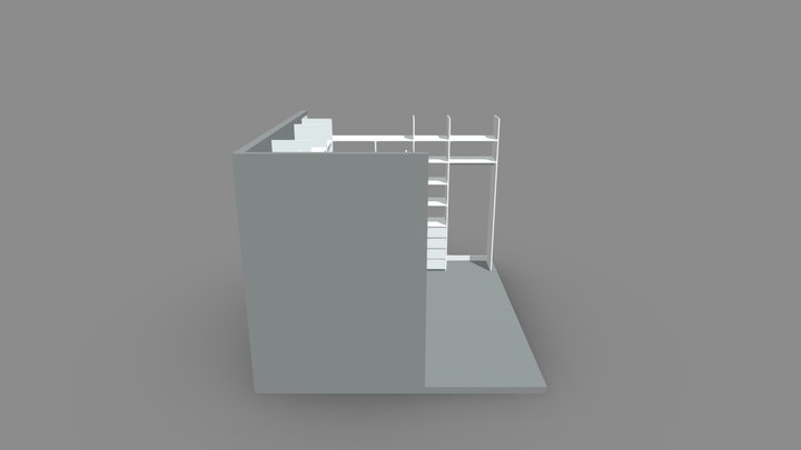 015. Гардероб 3D Model
