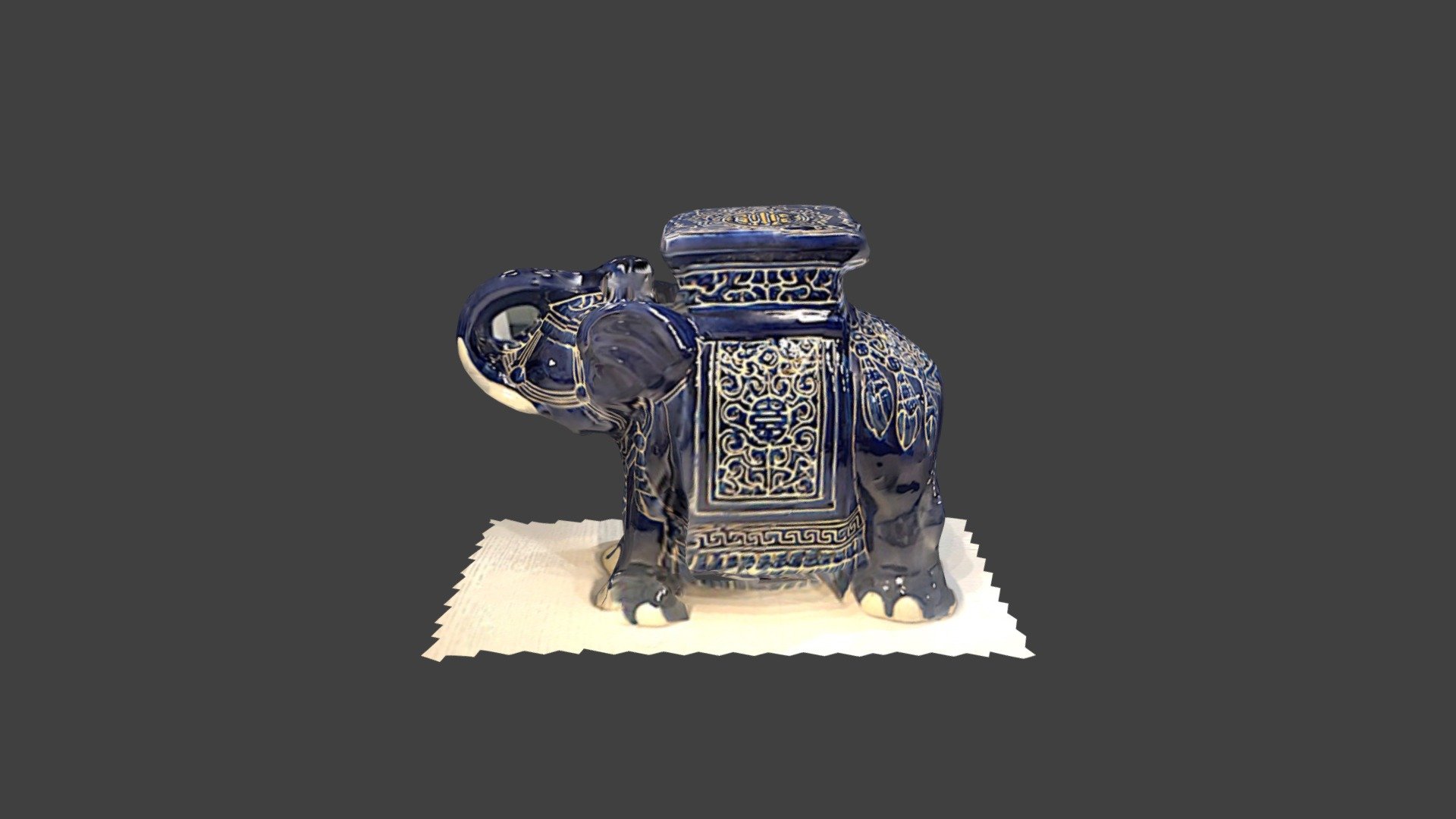 Elephant Sculpture Scan