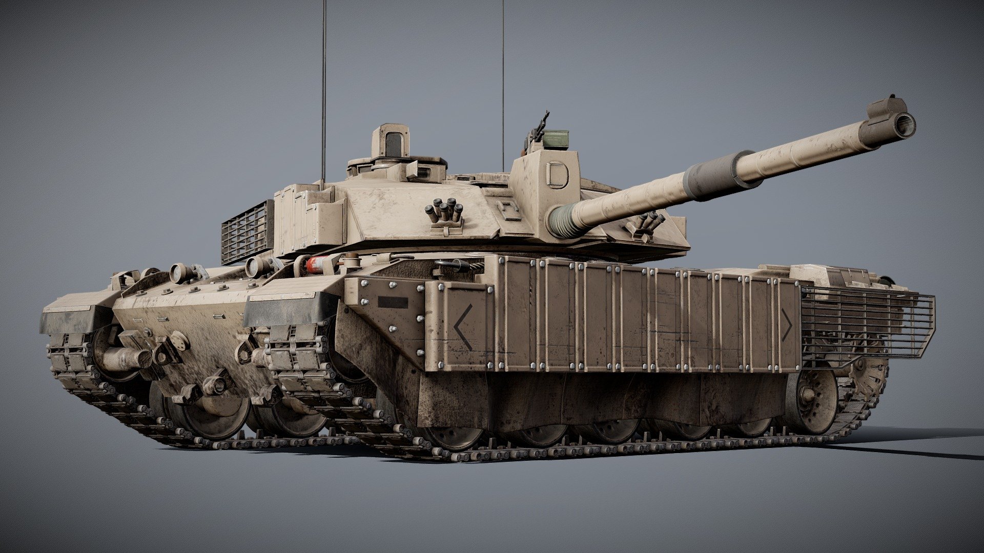 Challenger II Battle Tank - 3D model by Gerhald [4262c70] - Sketchfab