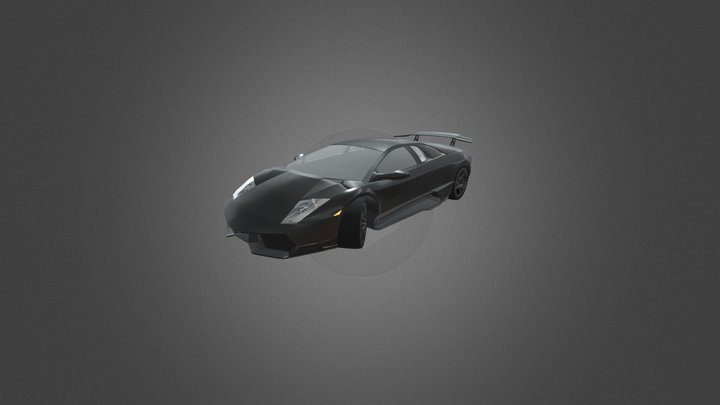 Lamborghini Murcielago SV (unfinished) 3D Model
