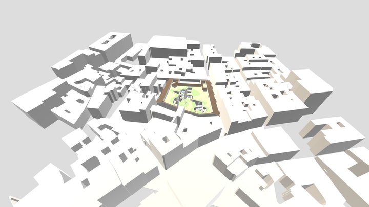 Calle Gigantes. Malaga 3D Model