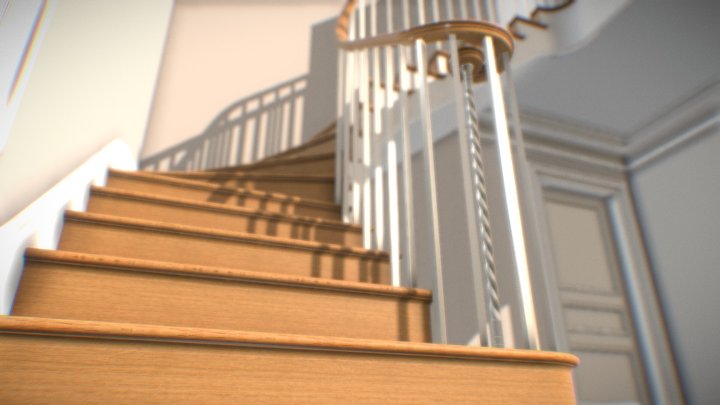 Guest Stairs SF 3D Model