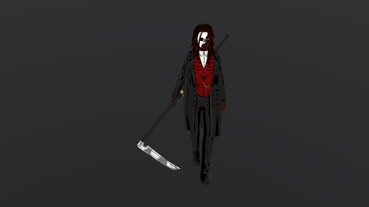 Grim Reaper 3D Model