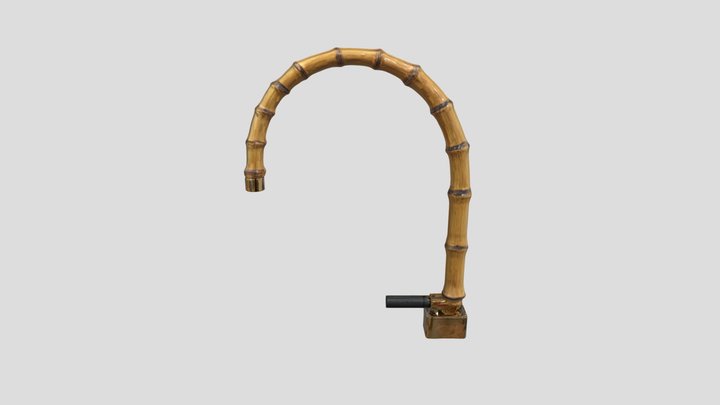 Bamboo Elegance Faucet 3D Model