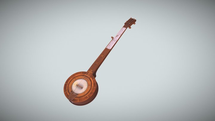 Mountain Banjo 3D Model