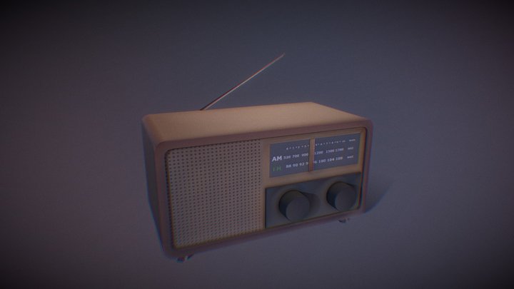 Radio 01 3D Model