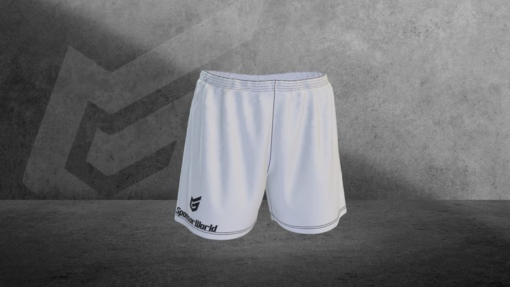 SponsorWorld - FC Storebælt - Trainer shorts 3D Model