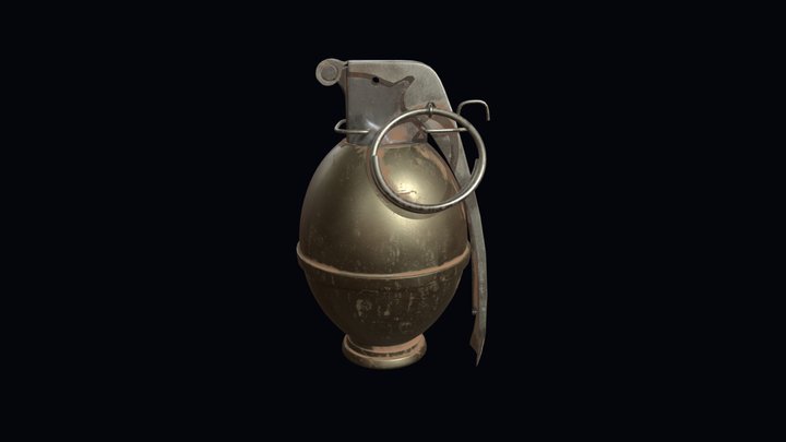 Granade 3D model 3D Model