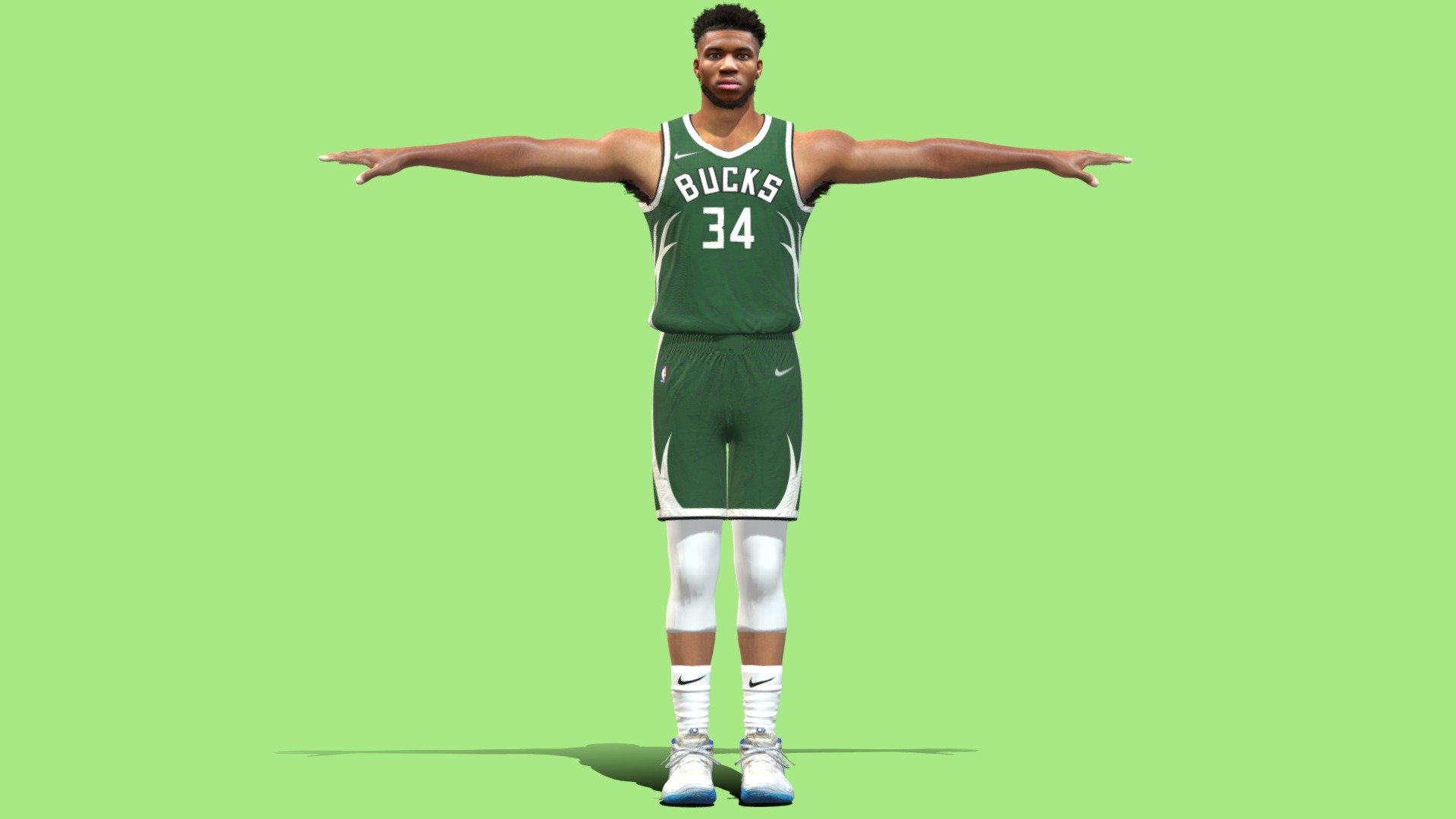 T- Pose Rigged Blake Griffin Boston Celtics NBA 3D Model by