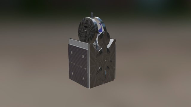 DTV-1012 Satellite 3D Model