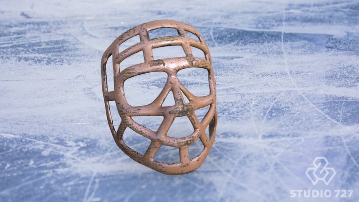 Brankárska maska Vladimíra Dzurillu 3D Model