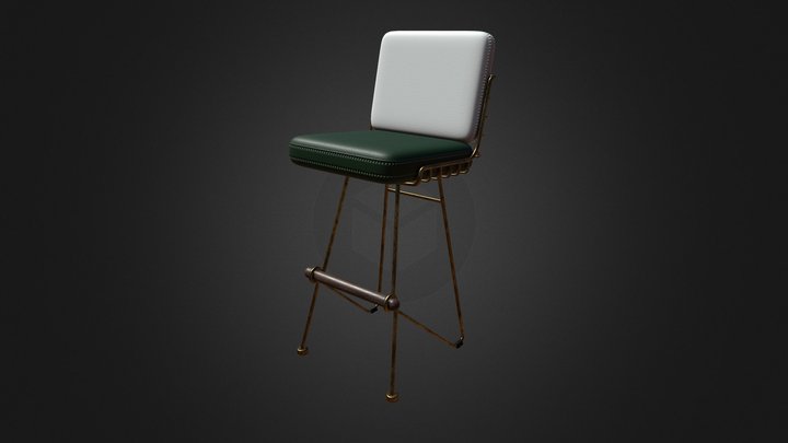 Green chair 3D Model