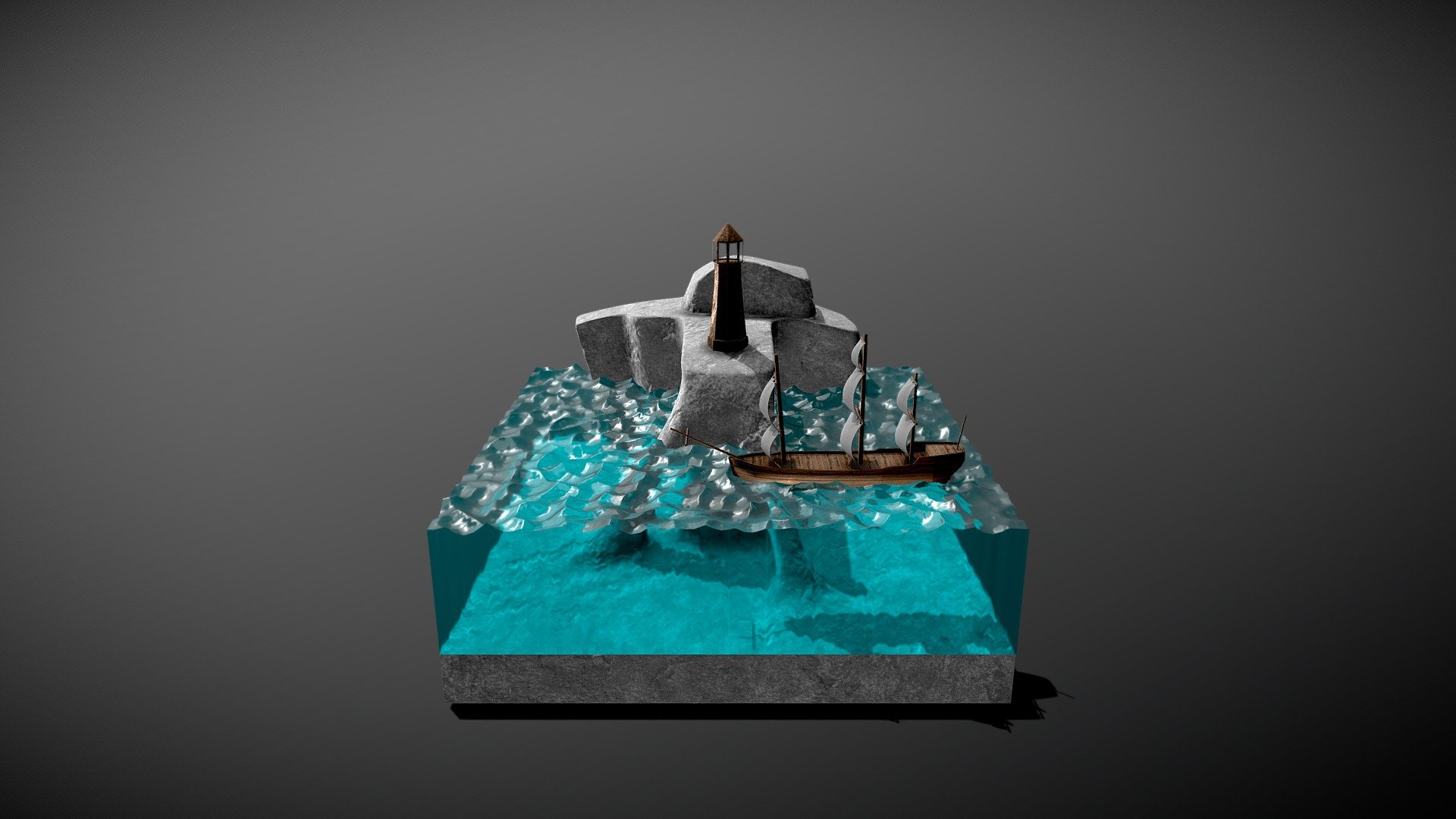 Concrete&Glass Island