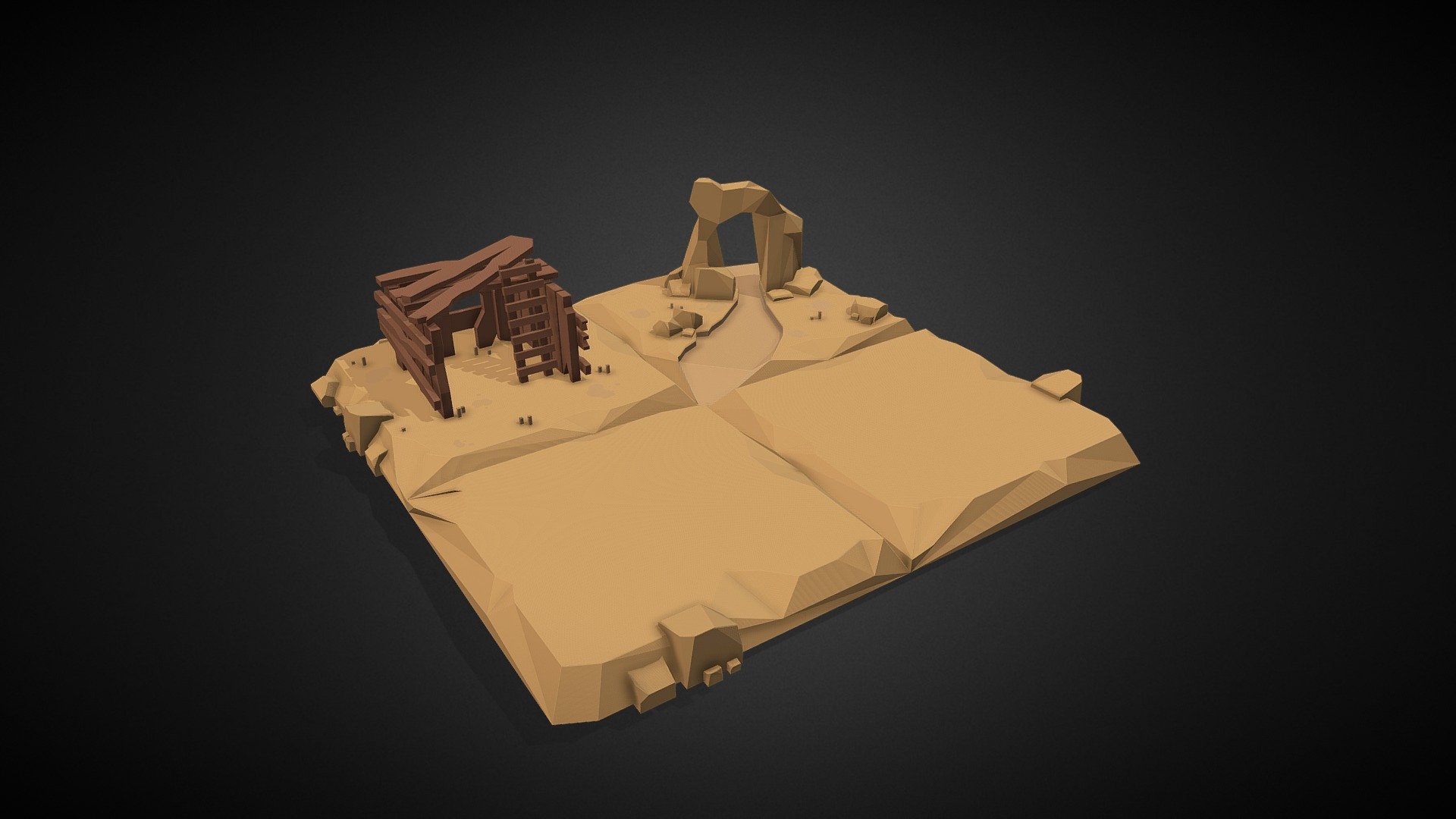 Low poly island