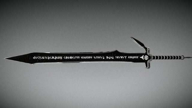 Weapons "Kings Broken Blade" Sword 3D Model