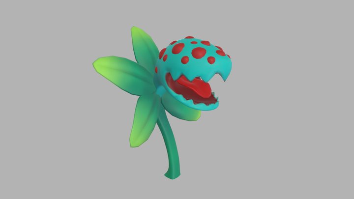 Predatory flower 3D Model