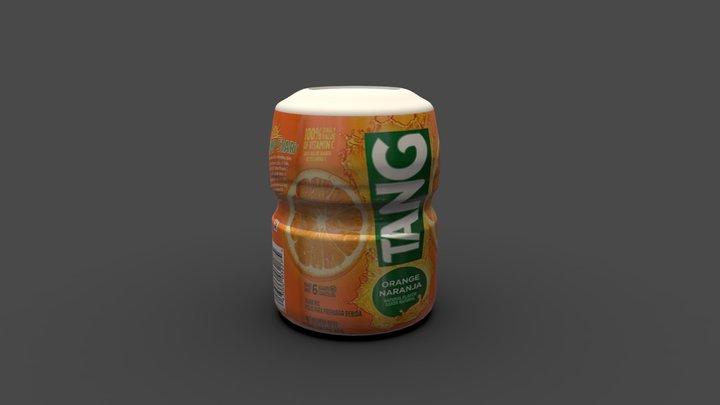 TANG Drink Powder 20oz Container 3D Model