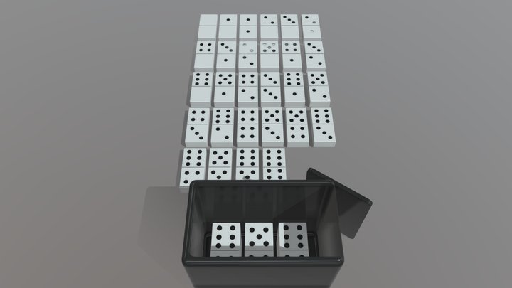 Dominoes 3D Model
