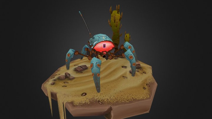 Wildstar Probot 3D Model