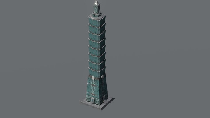 Taipei 101 Default 3D Model