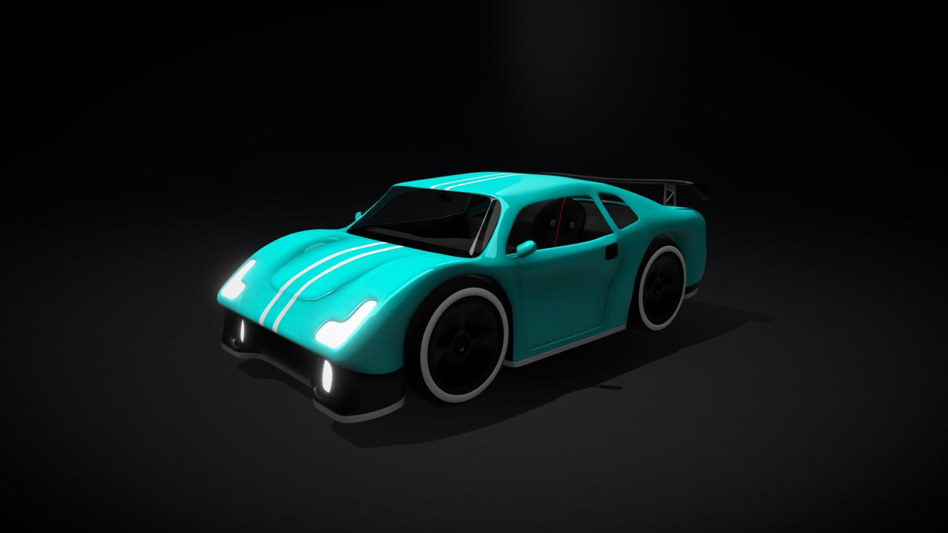 cartoon car - 3D model by Vitor.c [426f01c] - Sketchfab