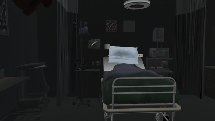 Man& Room1280 3D Model