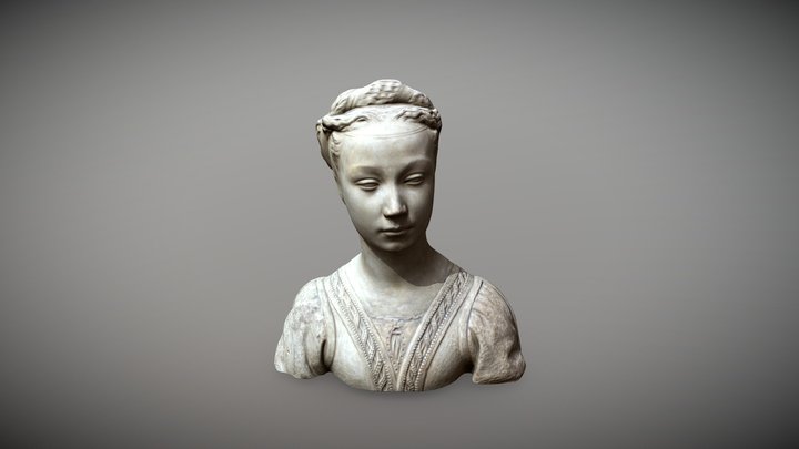 Portrait of a young woman 3D Model
