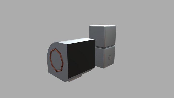 Old sci-fi computer model