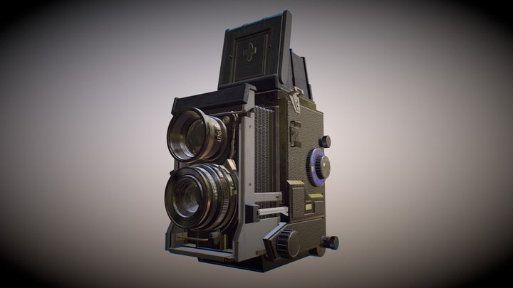 Old Mamiya C330 from the attic 3D Model