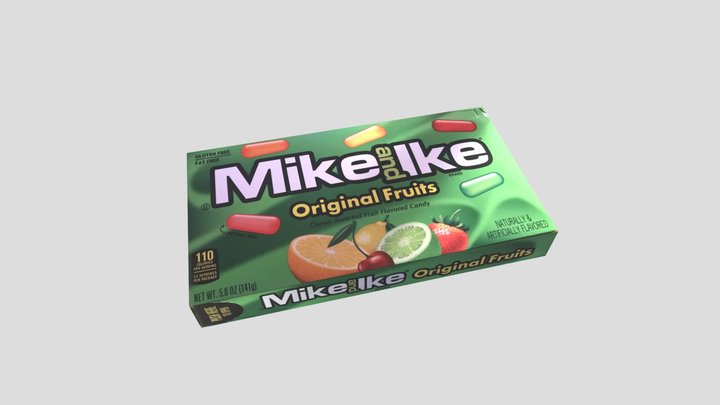 Mike and Ike® Candy Box 3D Model