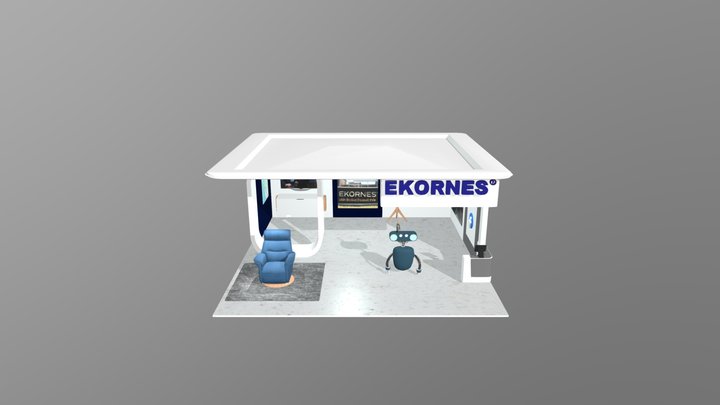 Booth Ekorness 3D Model