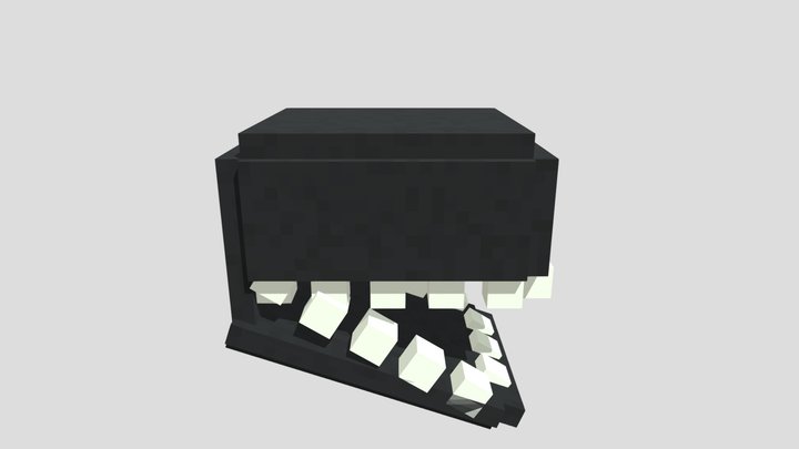 Wither storm head with animations (FIXED) 3D Model
