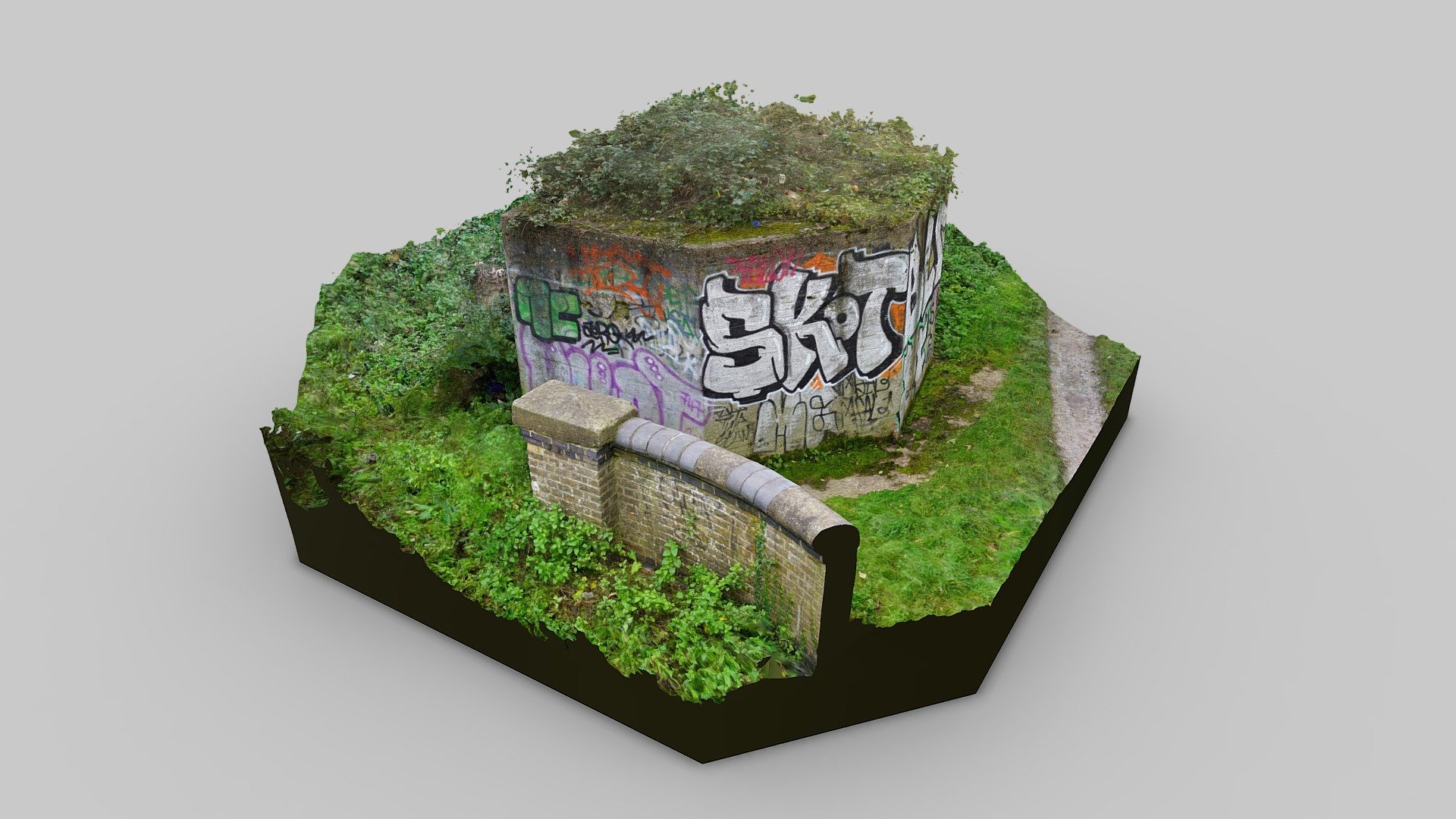 Pillbox West Drayton Download Free 3D model by artfletch [4273857
